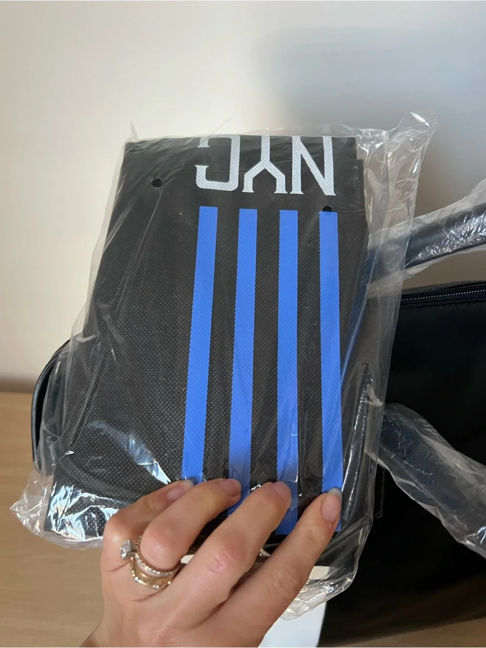 Canto NYC Earn Your Stripes Leather Bag